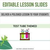 Daily Lesson Slides Test Tube Theme