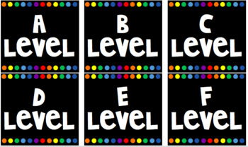 Preview of Editable Library Book Bin Labels - black rainbow chalkboard theme