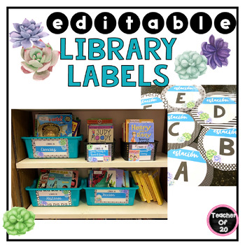 Preview of Editable Library Labels in Spanish and English