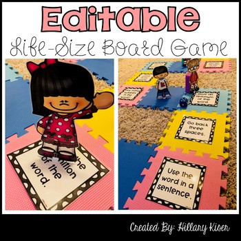Preview of Editable Life-Size Game Board Game (NOT FOR COMMERCIAL USE)