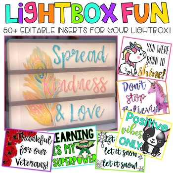 Light Box Designs Set Standard Lightbox Classroom Decor