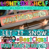 Editable Light Box Designs Set #3 (Inserts for the Lightbo