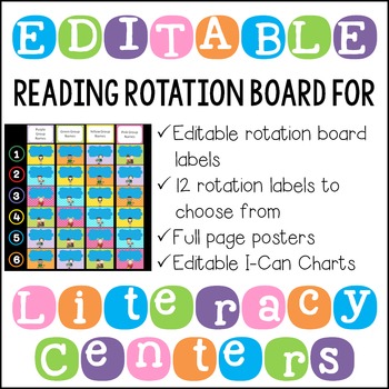 Center Rotation Chart Printable