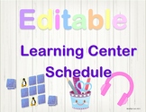 Editable Literacy Centers