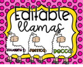 Editable Llama Names