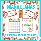 Editable Llama Theme - Decorate Your Classroom Kit - Name 