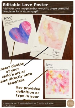 Preview of Editable Love Poster