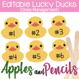 Editable Lucky Ducks (Classroom Management)