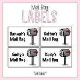 Mail Bag Labels | Editable