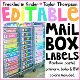 Editable Mailbox Labels with Student Photos