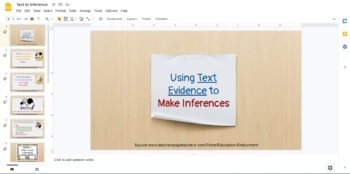 Preview of Editable:  Making Inferences From Text
