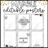 Editable Marble Posters