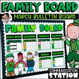 Editable March Family Board | Ultimate Communication Station
