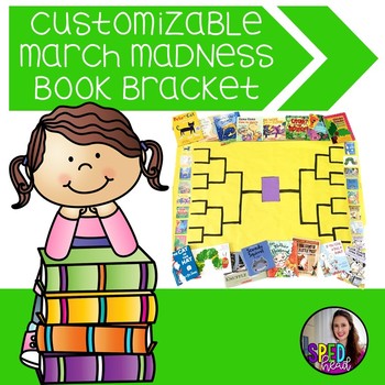Editable March Madness Book Bracket by SPED Head TpT
