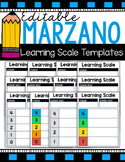 Marzano Learning Scale Templates