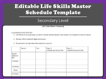 Elementary Master Schedule Template from ecdn.teacherspayteachers.com
