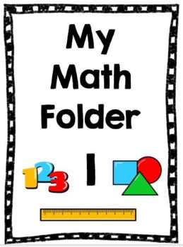 Preview of Editable Math Folder Cover