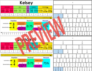 Preview of Editable Math Nameplate