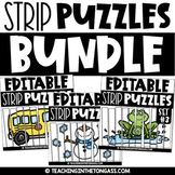 Editable Math Puzzles Spring Skip Counting by 2, 5s, 10s, 100