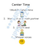 Editable Math OR Literacy Rotation Chart