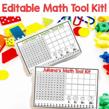 Preview of Editable Math Tool Kit for Math Boxes