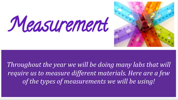 Editable Measurement Basics for Beginning Middle School Science by ...