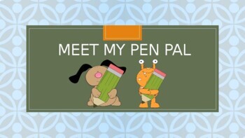 Preview of Editable Meet My Pen Pal Final Project (Summative assessment)