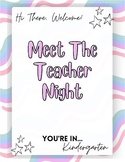 Editable Meet The Teacher Night Posters