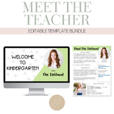 Editable Meet the Teacher Bundle