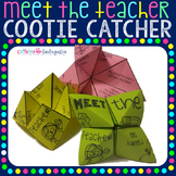 Editable Meet the Teacher Cootie Catcher Printable