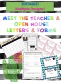 Editable Meet the Teacher Open House Kit! Letter Contact C