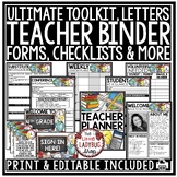 Editable Meet the Teacher Planner Binder Back to School Le