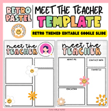 Editable Meet the Teacher Template | Retro Groovy