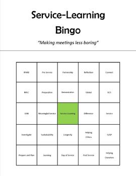 Preview of (Editable) Meeting Bingo