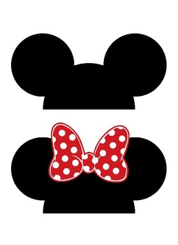 Editable Mickey & Minnie Mouse Name Labels for Cubbies, Desks, Hooks ...