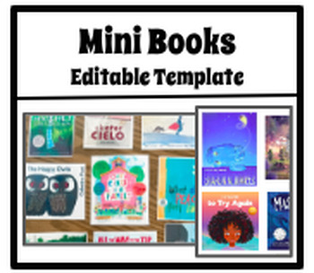 Preview of Editable Mini Books for Theme Bulletin Board