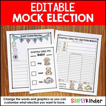 Preview of Editable Mock Election