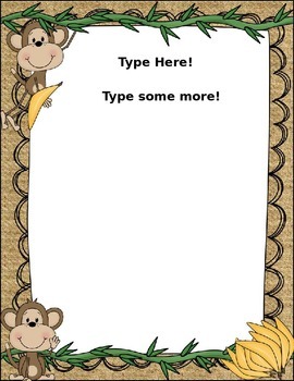 {Editable} Monkey Pages/Class Roster/Schedule/Lists by Classroom OrganizIt
