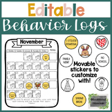 Editable Monthly Behavior Calendar • Monthly Behavior Char