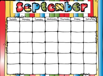 editable monthly calendars by live love laugh classroom tpt