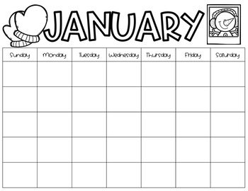 Editable Monthly Calendars by KinderTribeMN | Teachers Pay Teachers