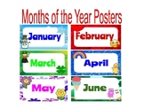Editable Months of the Year Posters Power Point