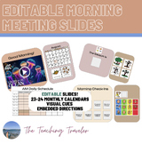 Editable Morning Meeting Slides
