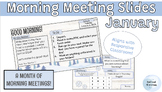 Editable Morning Meeting Slides | January | Responsive Classroom