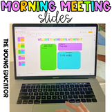 Editable Morning Message Powerpoint - Distance Learning