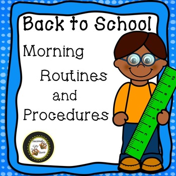 Preview of Editable Morning Routines and Procedures Posters