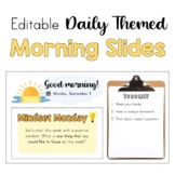 Morning Slides - Daily Themed