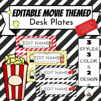 old movie clip art platters