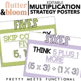 Multiplication Chart and Strategy Posters for Fact Practic