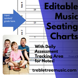 Editable Music Seating Charts